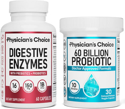ARRYUTS™  - DIGESTIVE ENZYMES 60CT + 60B PROBIOTIC 30CT