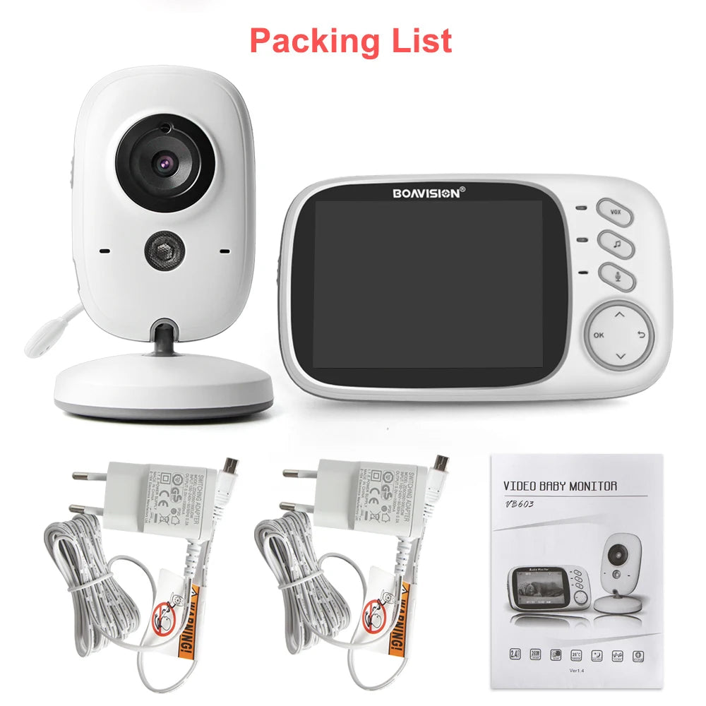 Video Baby Monitor - 2 Way Audio Talk Night Vision Surveillance Security Camera