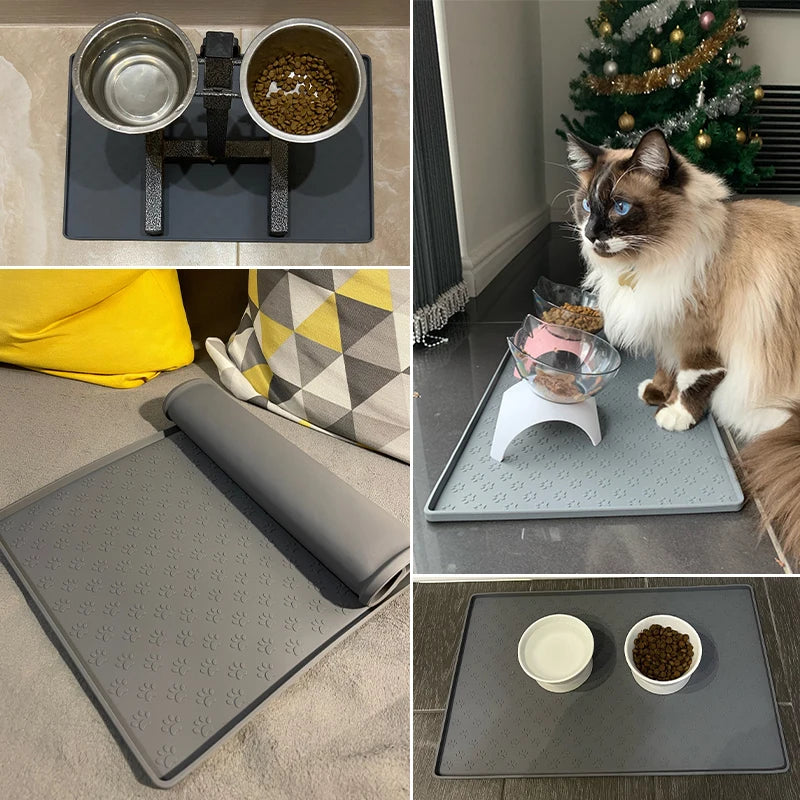 Pet Placemat For Food &amp; Water Bowl