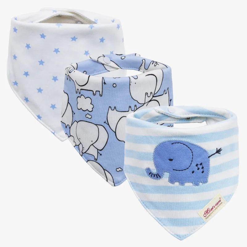 3pcs Baby Bibs Bandana Set