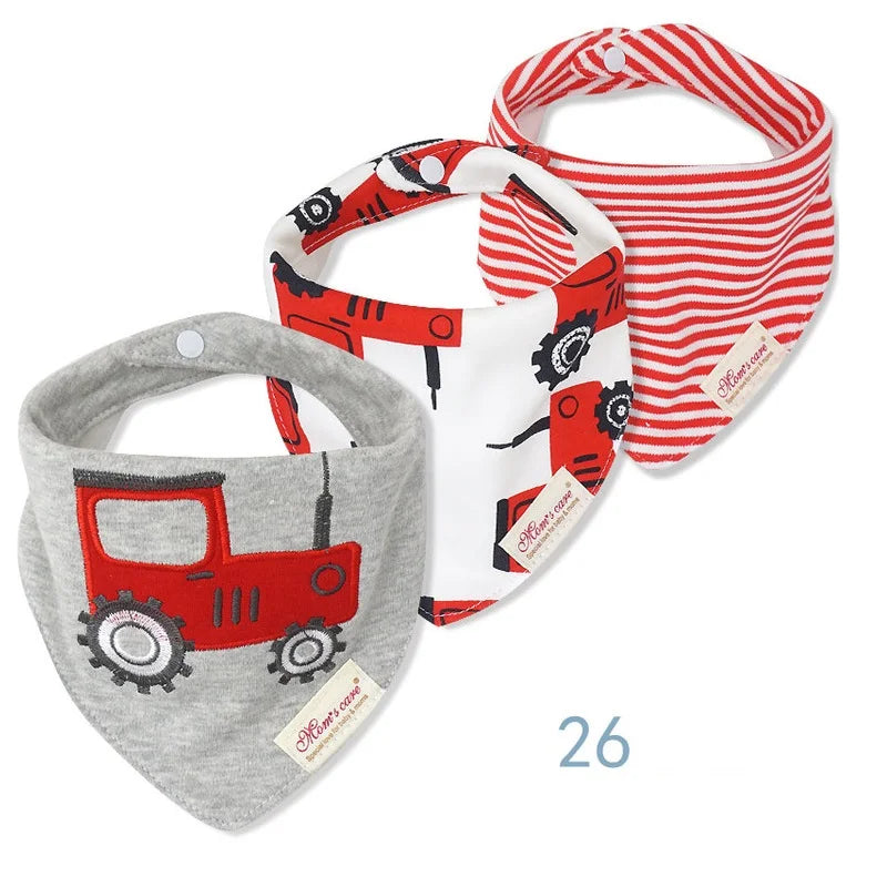 3pcs Baby Bibs Bandana Set