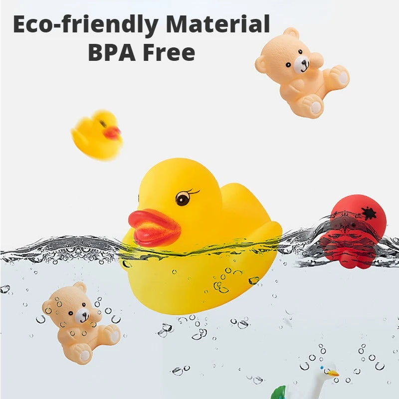 10Pcs/Set Cute Animals Swimming Water Toys For Children