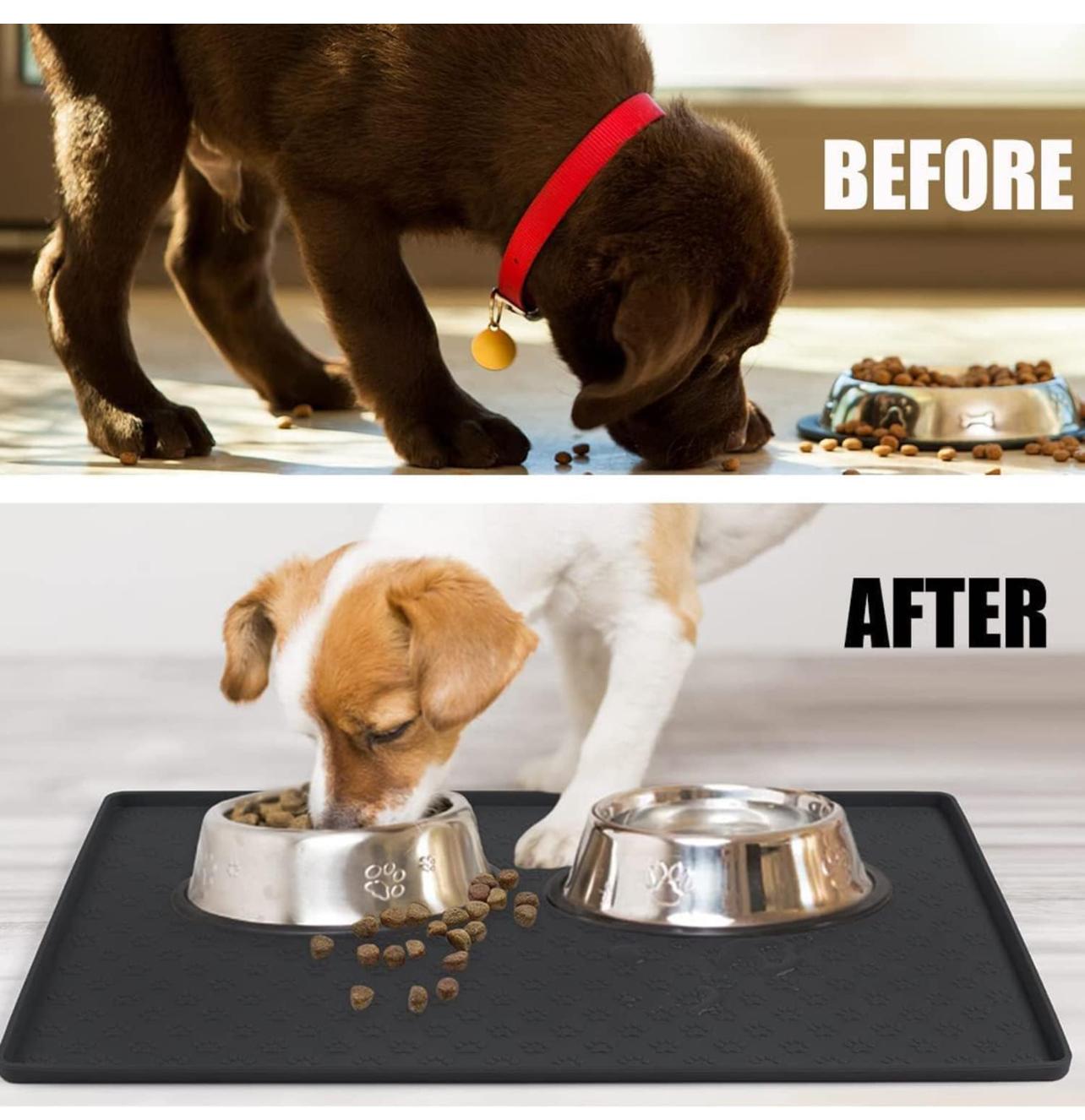 Pet Placemat For Food &amp; Water Bowl