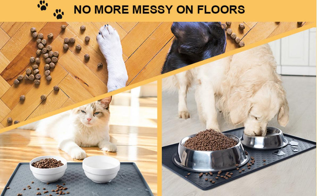 Pet Placemat For Food &amp; Water Bowl